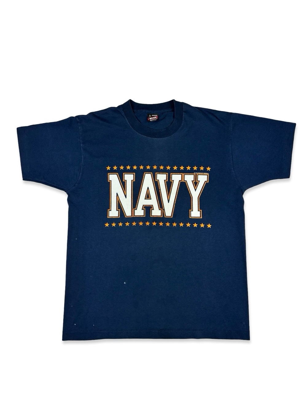 US NAVY Vintage Single Stitch T-Shirt Stained Thrashed